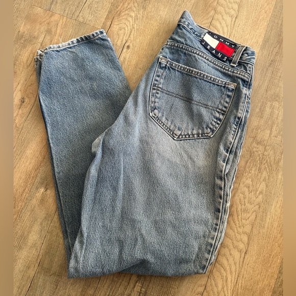 Tommy Jeans Vintage 90’s Straight Leg Baggy Jeans Size 31/34 EUC - Picture 2 of 7